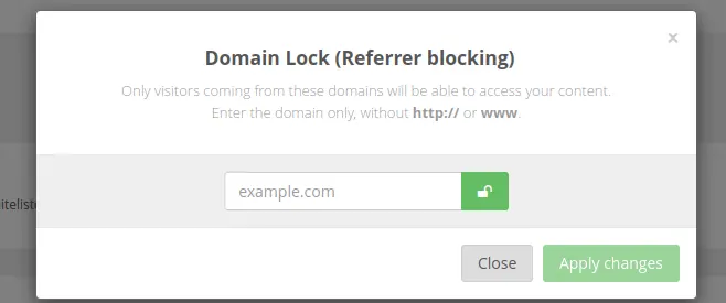 pushrcdn hot linking