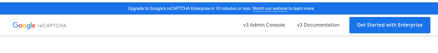 How to generate Google reCAPTCHA Keys