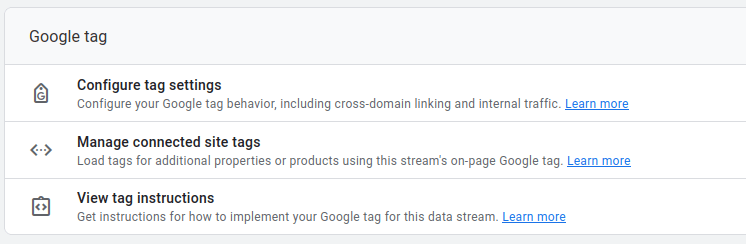 Web Stream Details