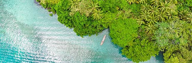 tropical island of Pulau Ay