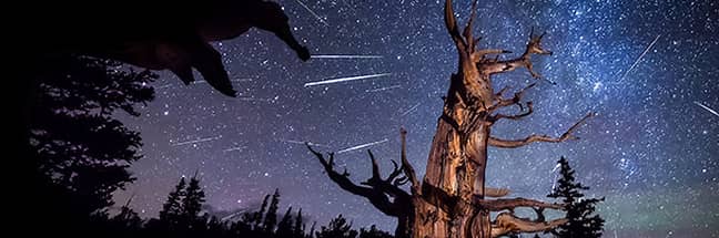 Perseid meteor shower